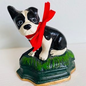 Boston Terrier Mini Iron Doorstop